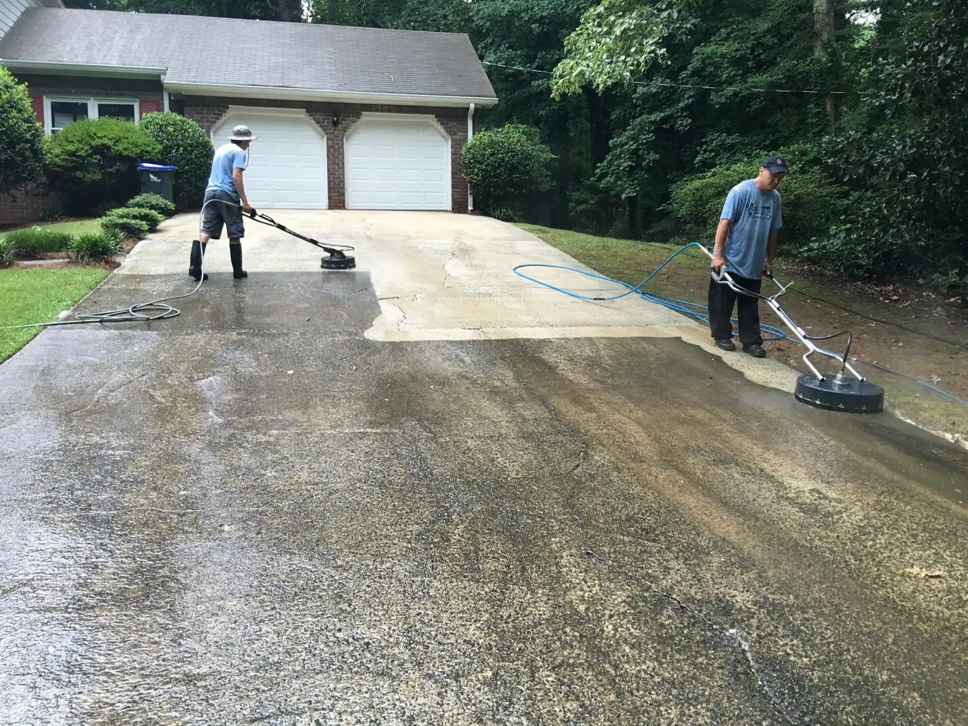 Concrete Pressure Washing in Ada example 5