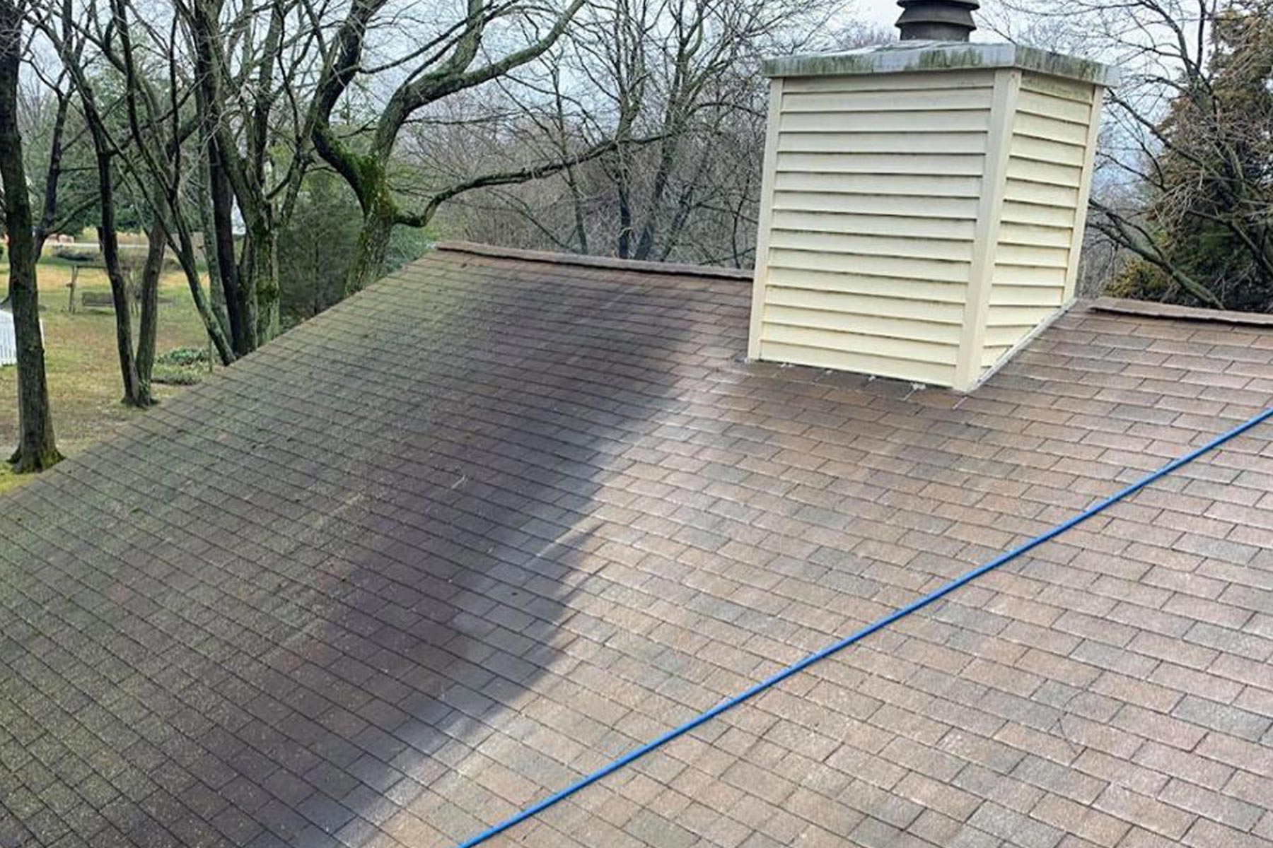 Roof Washing in Holland example 5